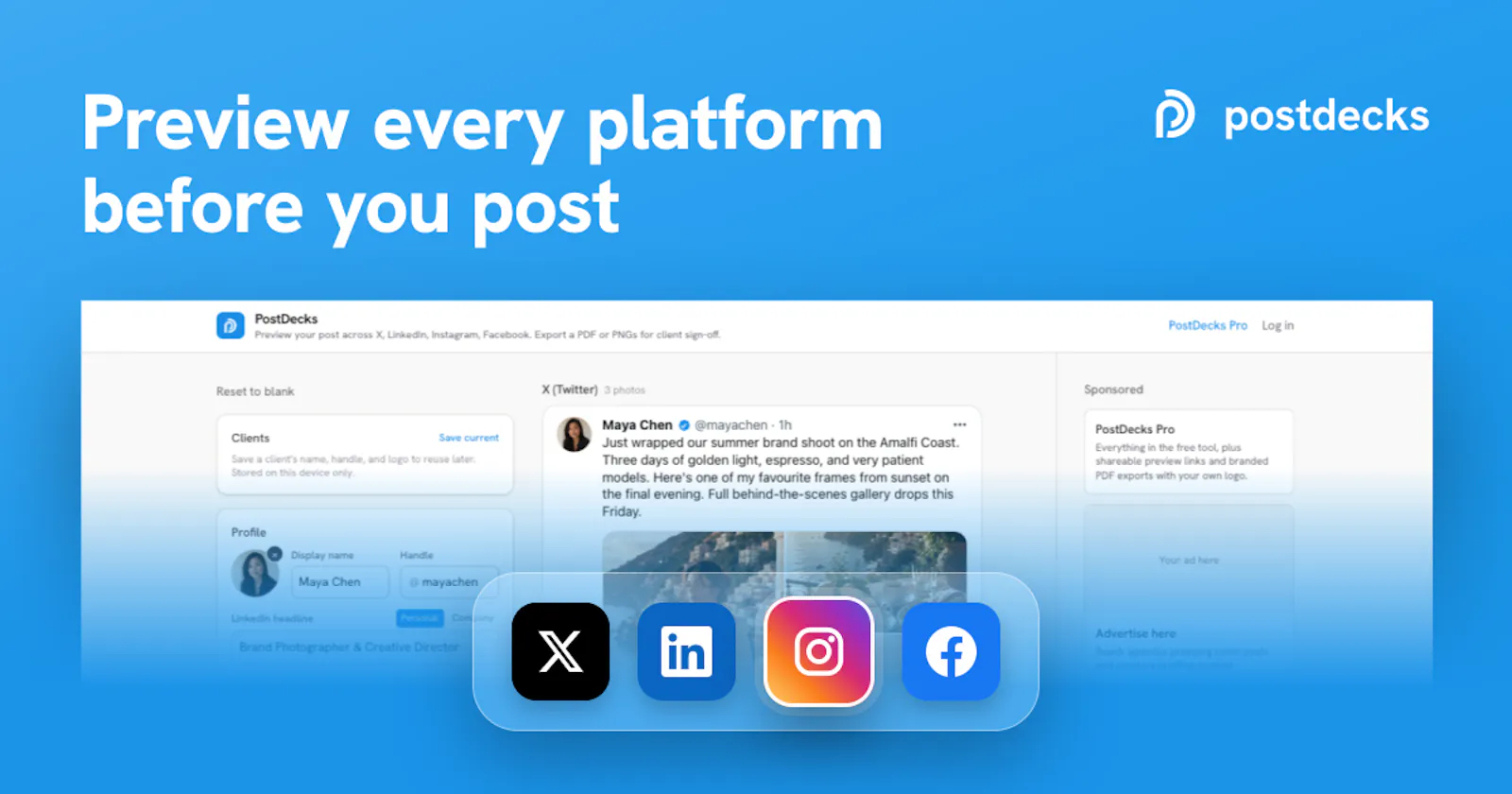 PostDecks screenshot 1