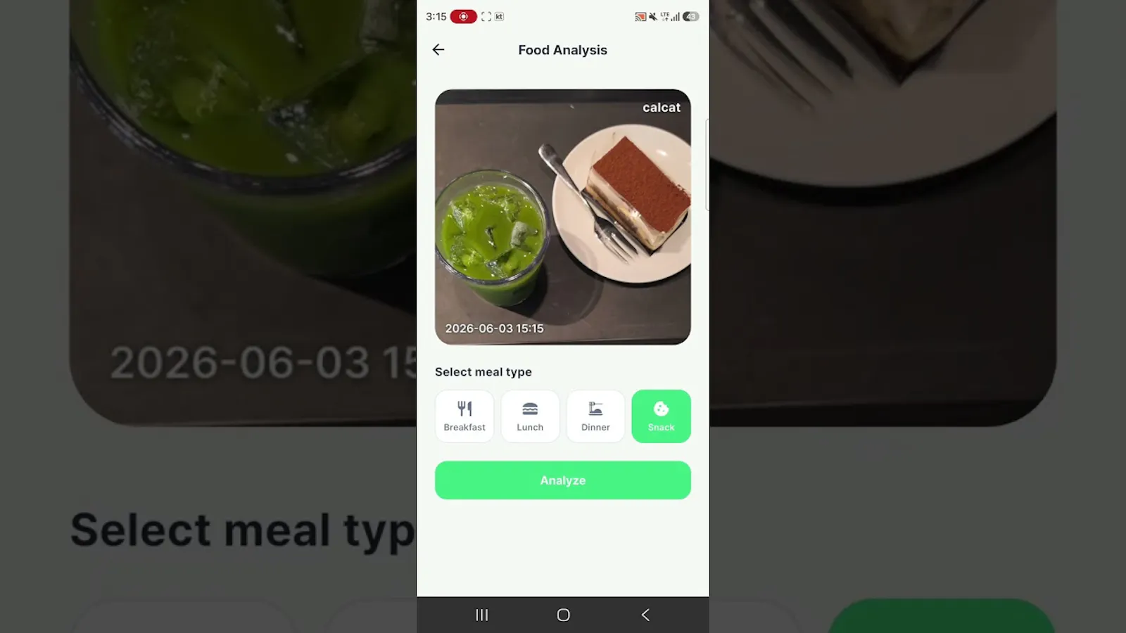 CalCat - Macro Calorie Counter screenshot 1 (video preview)