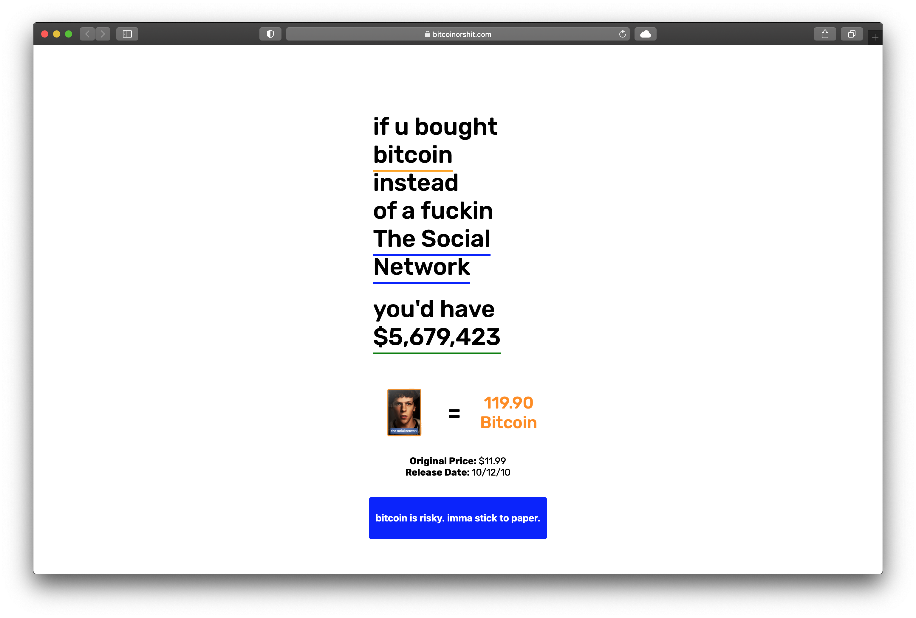 Bitcoin or Stupid Shit gallery image