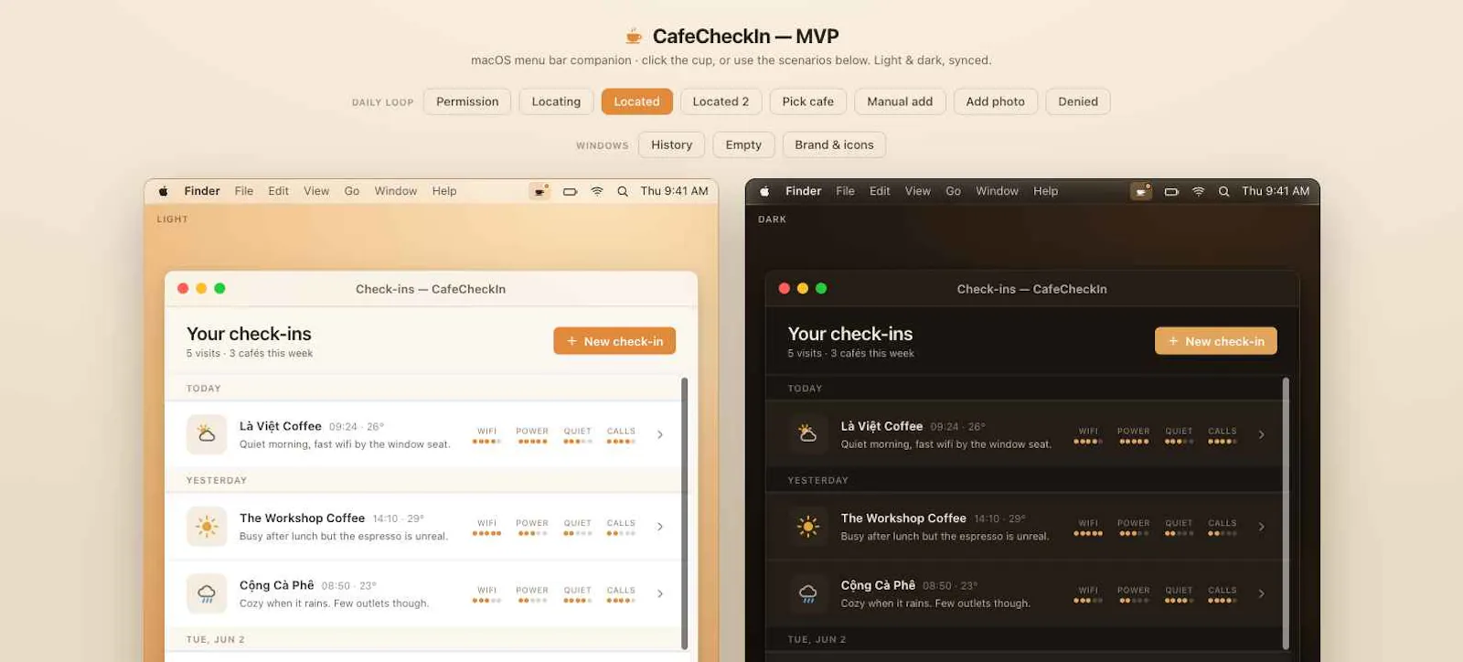 CafeCheckIn, Your café sorted the moment screenshot 5