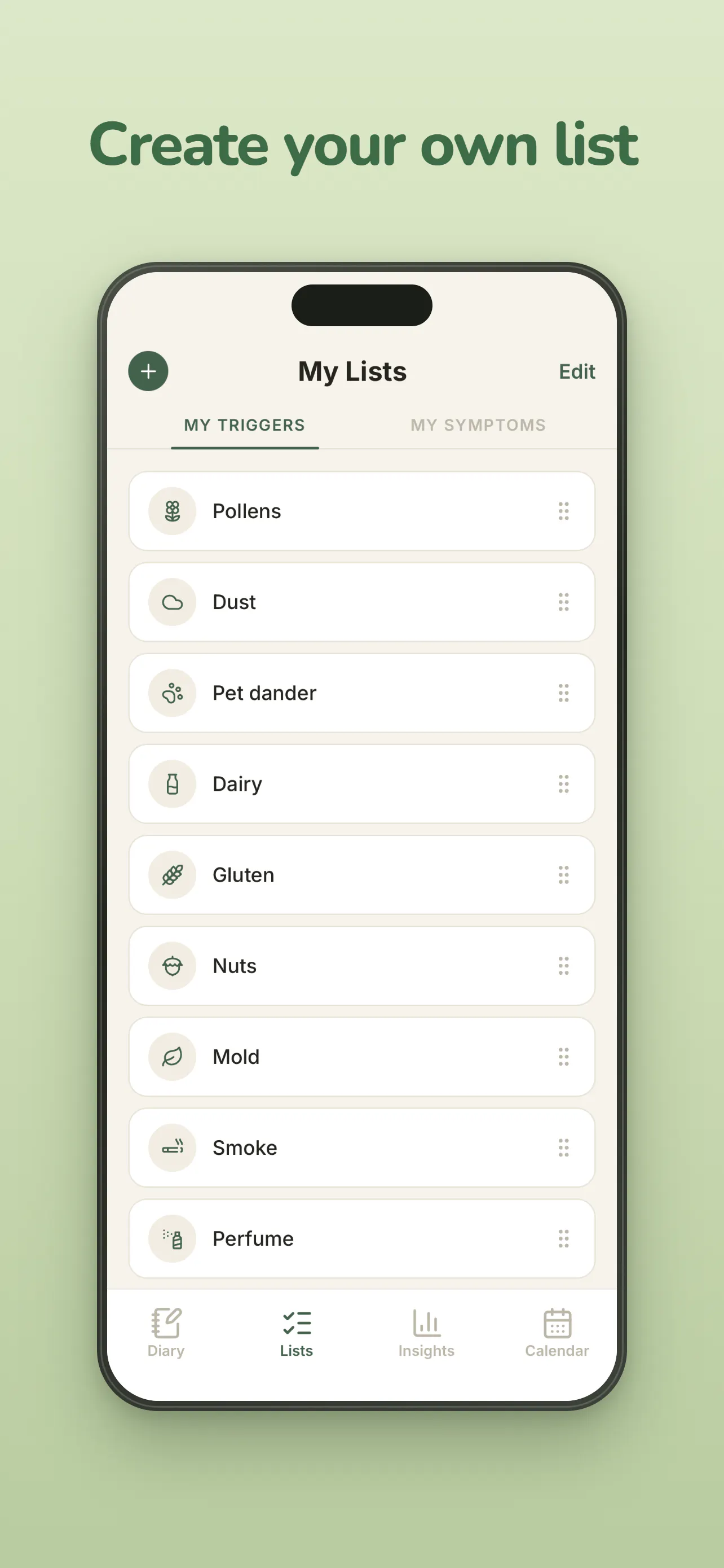 Allergy & Trigger Diary gallery image