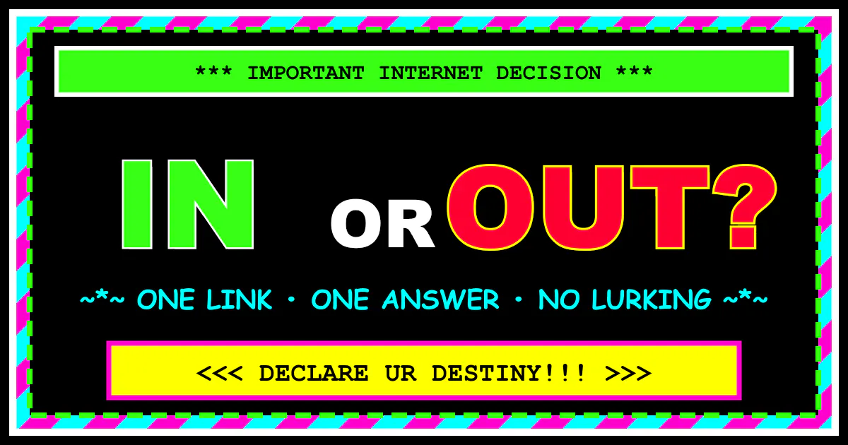 In or out? gallery image