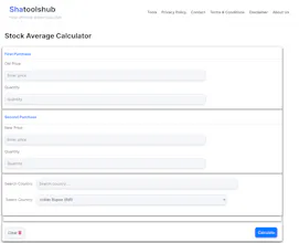 Stock Average Calculator gallery image