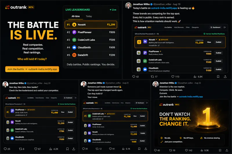 Outrank — compete attention of buyers screenshot 2