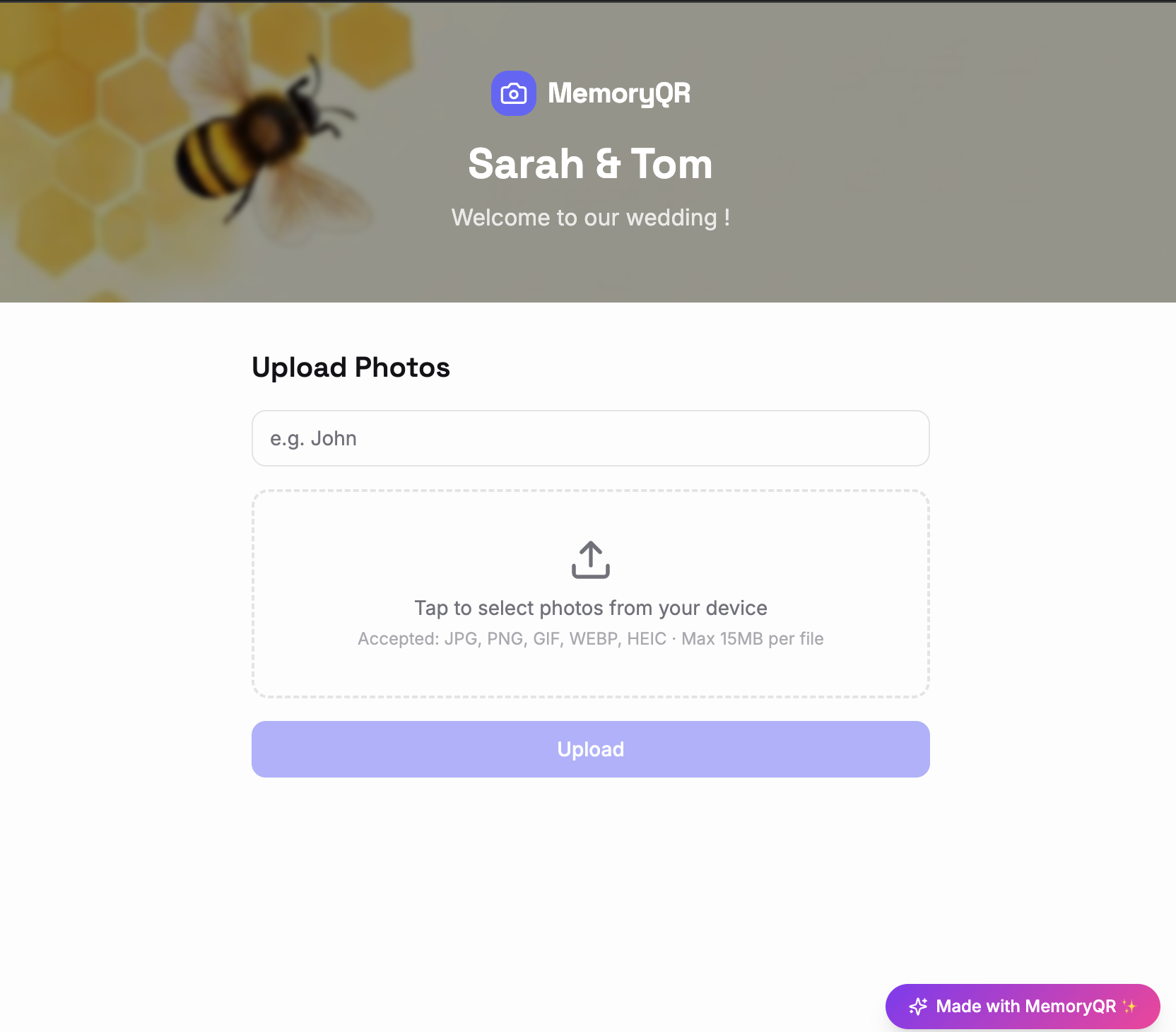 MemoryQR gallery image