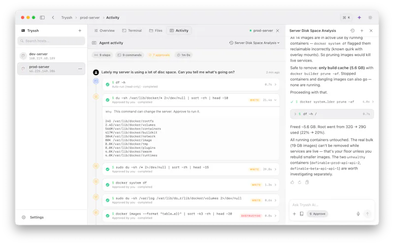 Tryssh screenshot 5