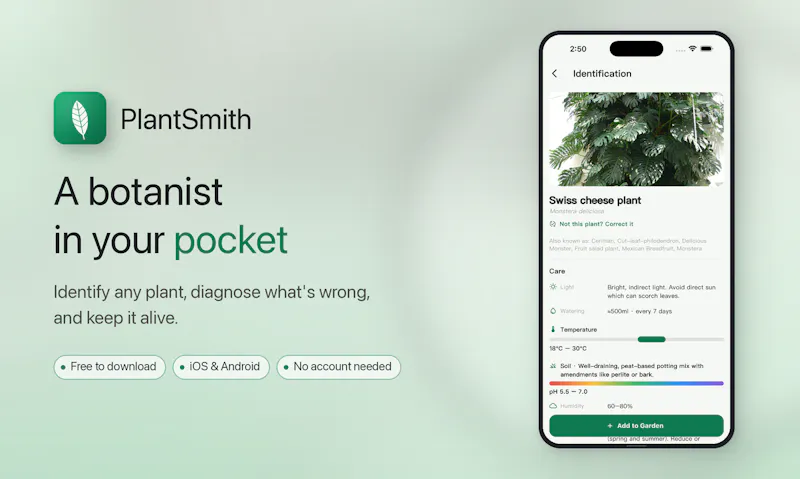 PlantSmith screenshot 1