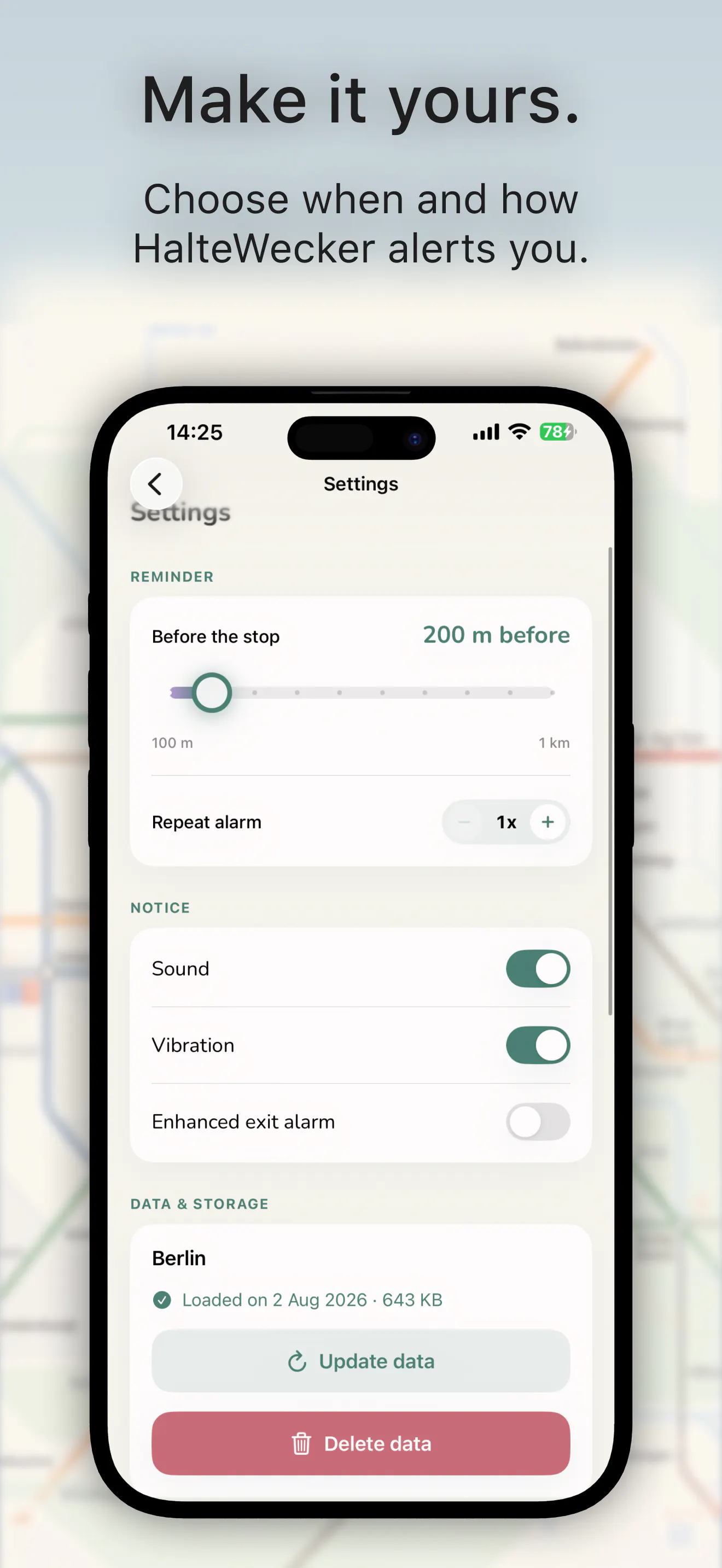 HalteWecker (Transit Alarm) gallery image