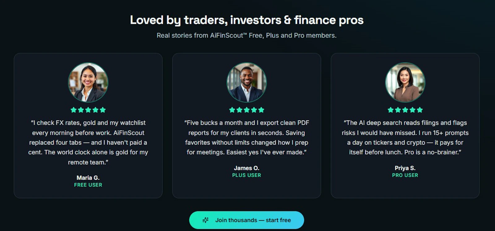 AI Market Intelligence That Pays Off screenshot 2
