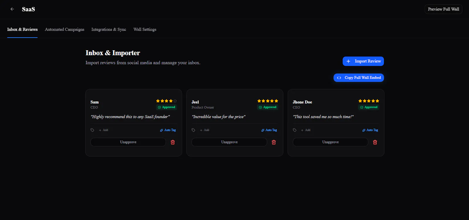 TrustCollector screenshot 2