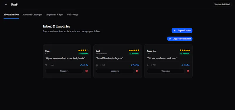 TrustCollector screenshot 2