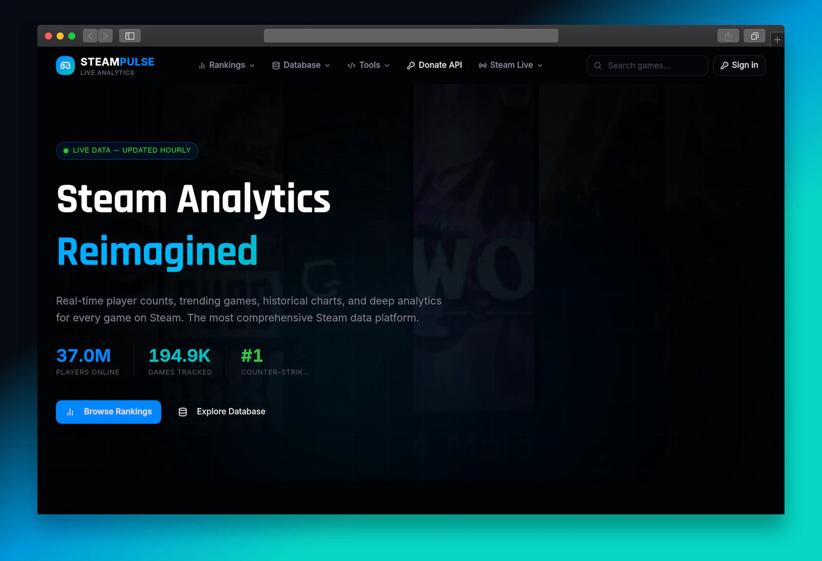 SteamPulse screenshot 1
