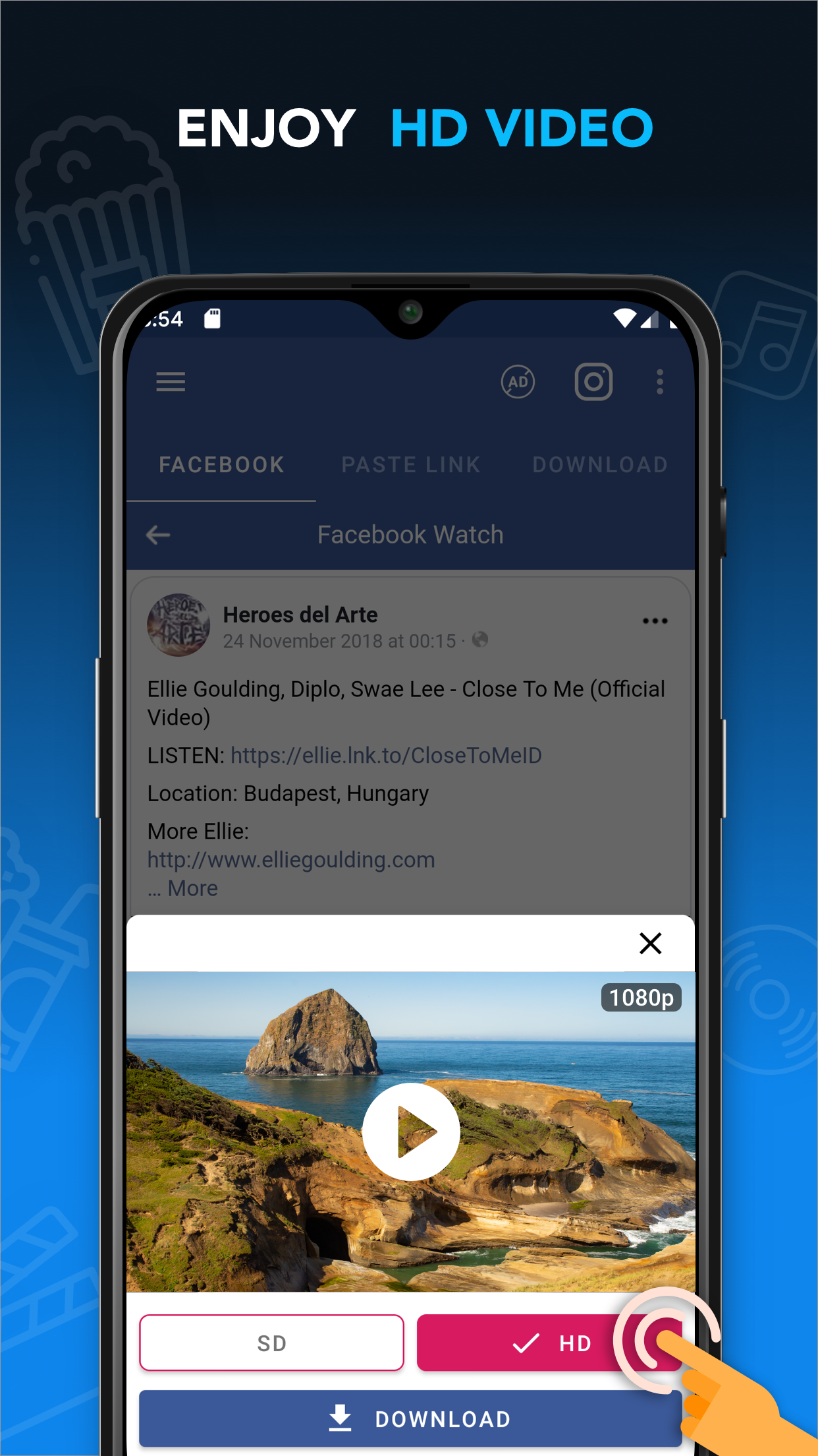 Video Downloader for Facebook - HD Video gallery image