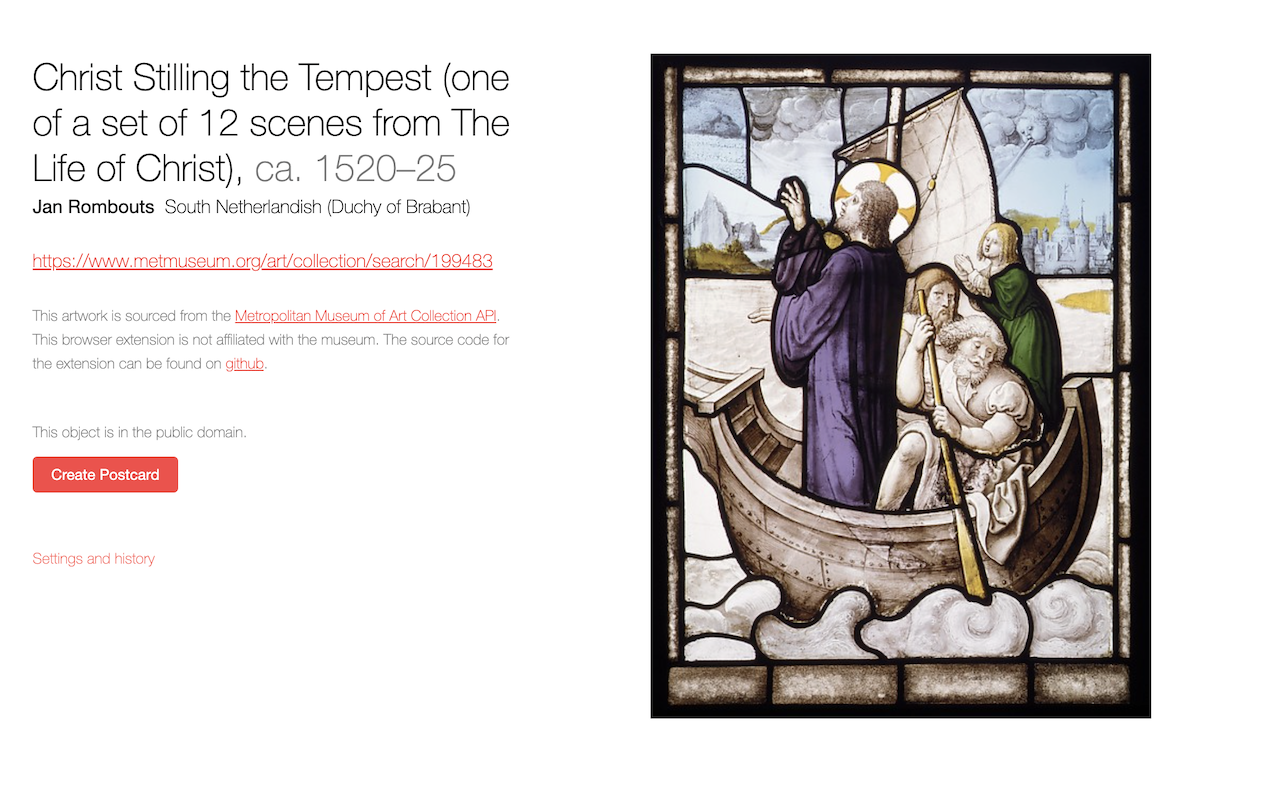 New Tab New Art - Screenshot 2 showing product features and functionality
