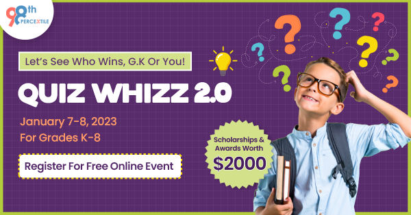 Викторина Whiz 2.0 |Зарегистрировать и выиграть награды - 98thpercentile приглашает молодых виктористов в битву мозга медиа 1
