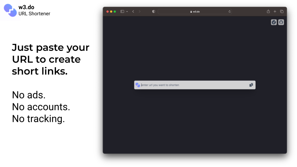 W3 URL Shortener - 快速，免费和分散的URL缩短器媒体1