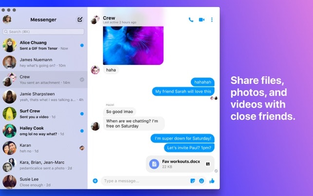 Messenger for Mac gallery image
