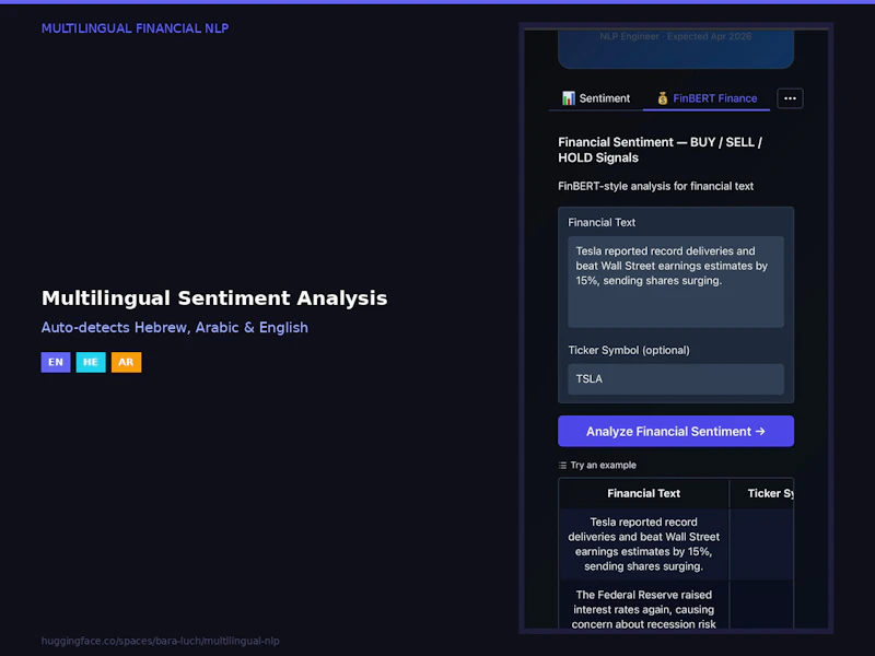 Multilingual NLP Analysis API screenshot 5