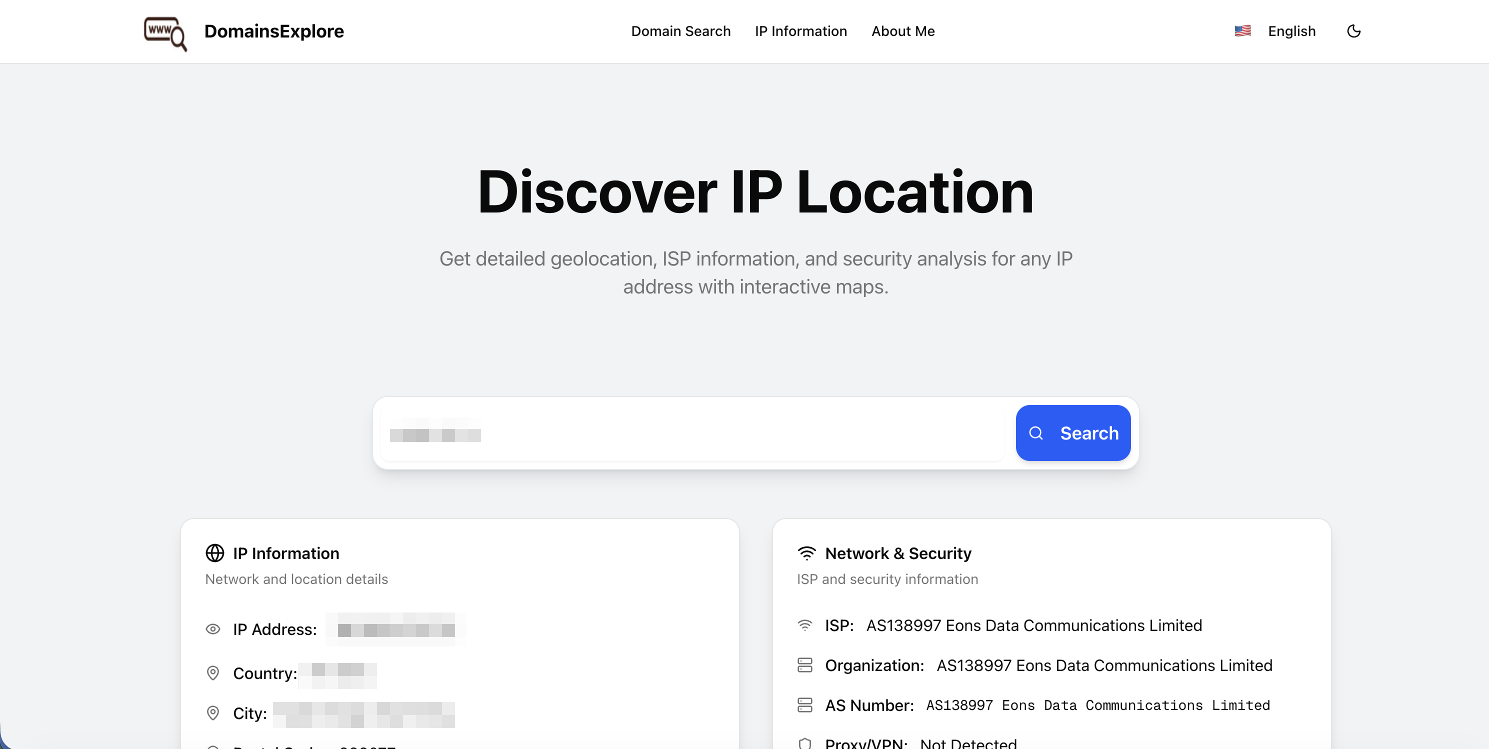Média Domainsexplore - Rechercher des noms de domaine et des informations sur le domaine instantanément 2