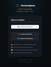Concordance — Velocity Governance gallery image
