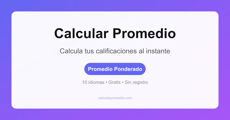 Calcular Promedio screenshot 1