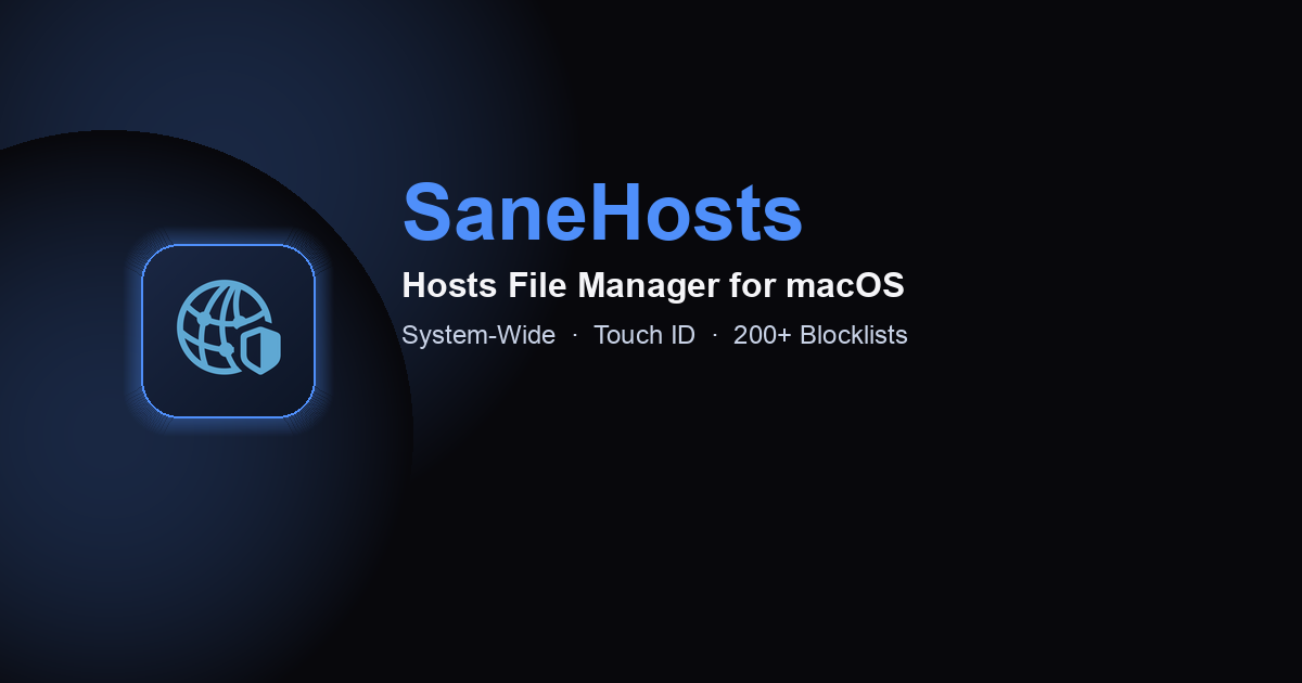 SaneHosts gallery image