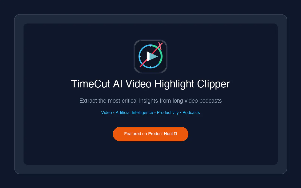 TimeCut AI Video Highlight Clipper gallery image