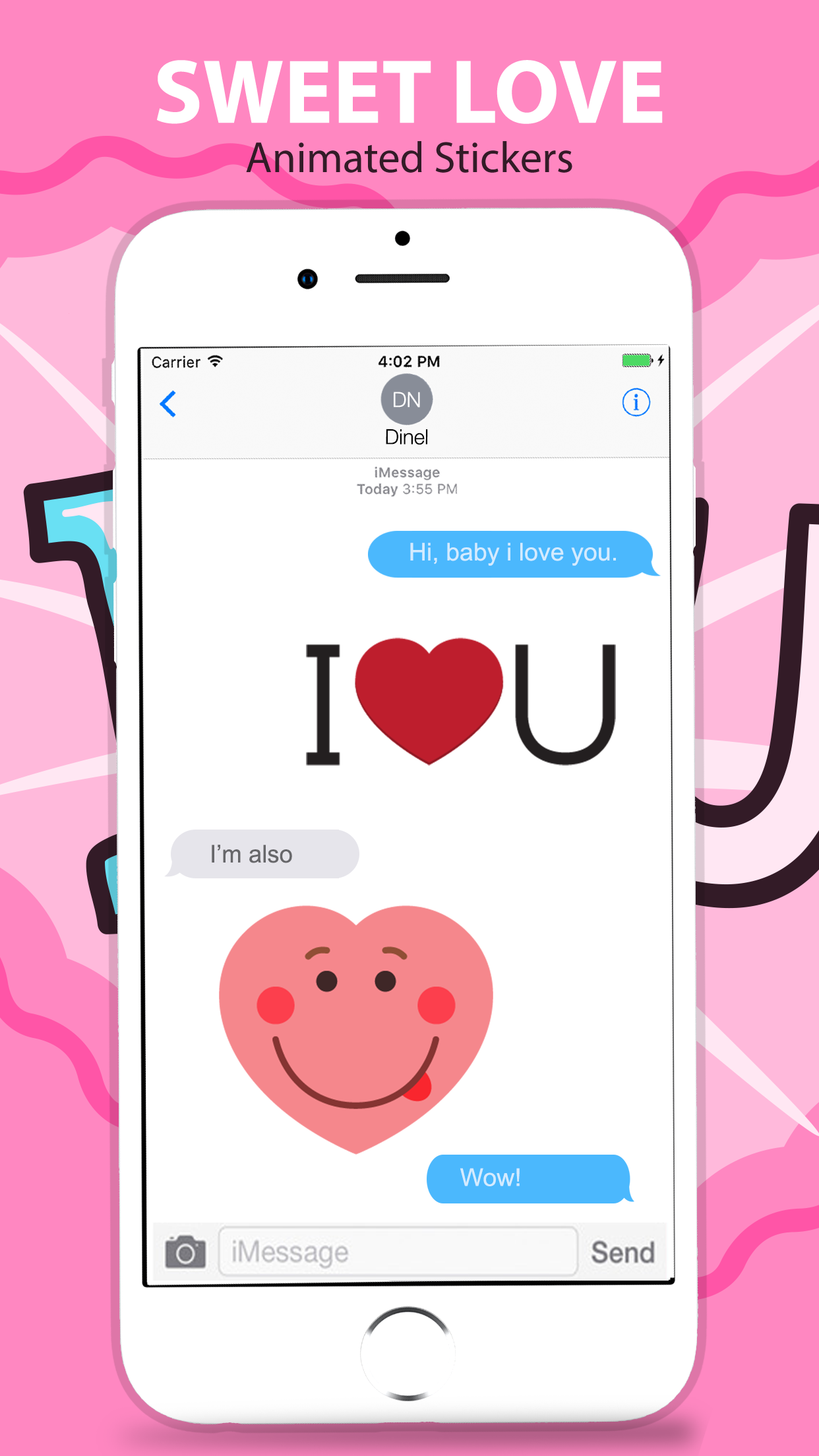 Animated Love & Romantic Stickers for iMessage gallery image
