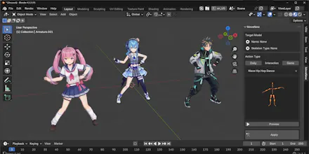 MoveNow (Add-on for Blender) gallery image