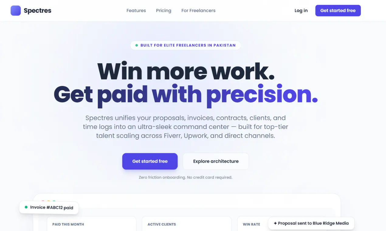 Spectres-Freelancer OS gallery image