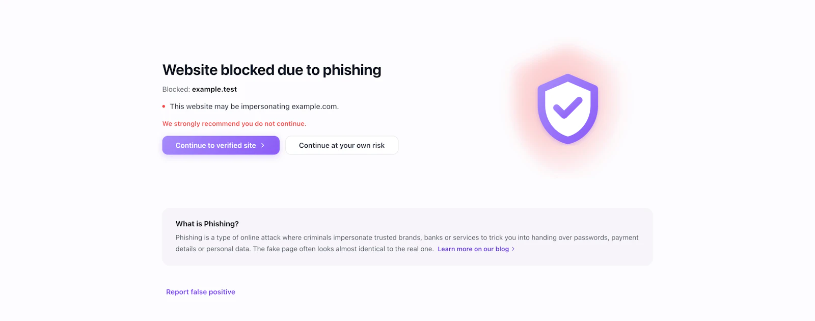 Sorinify - Phishing Protection screenshot 4
