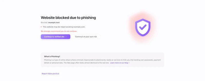 Sorinify - Phishing Protection screenshot 4