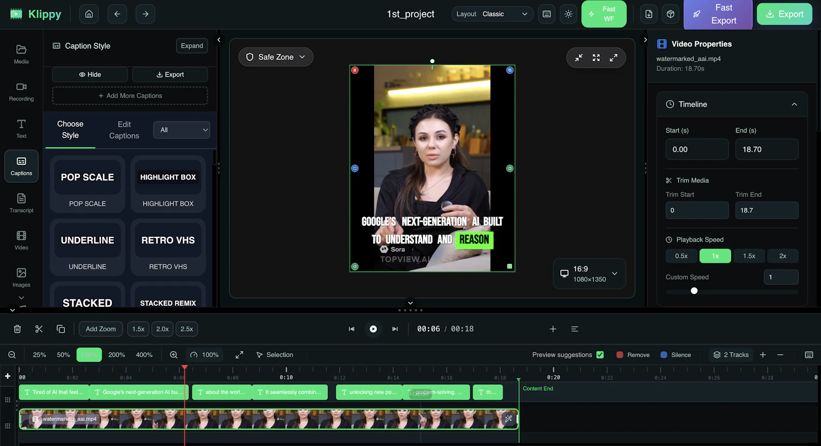 Klippy screenshot 2