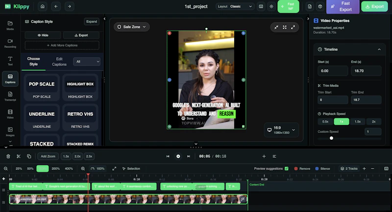 Klippy screenshot 2
