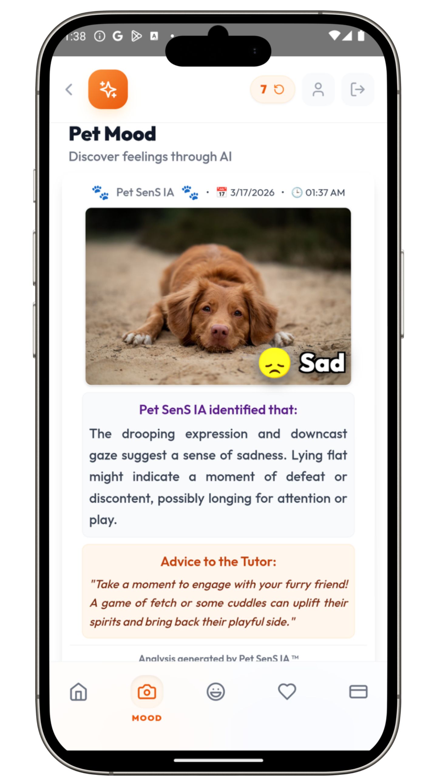 Pet SenS AI - Pet Analyzer gallery image