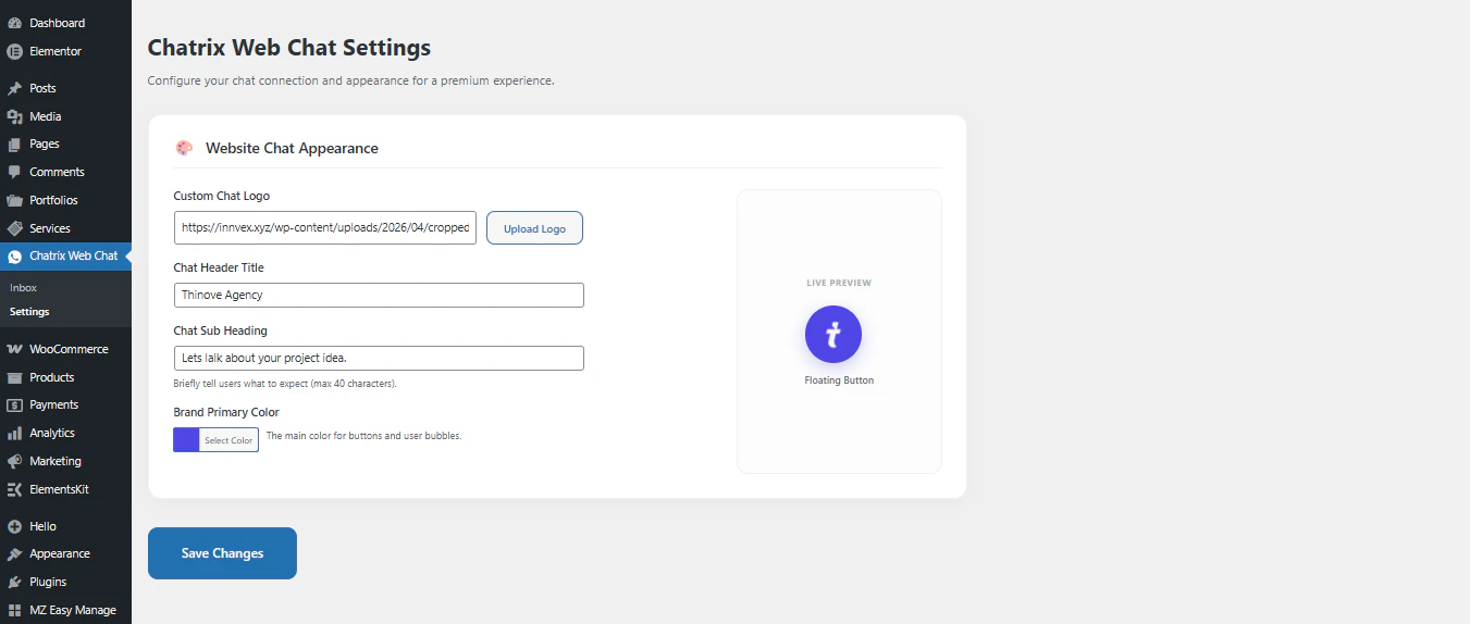 Chatrix Web Chat screenshot 5