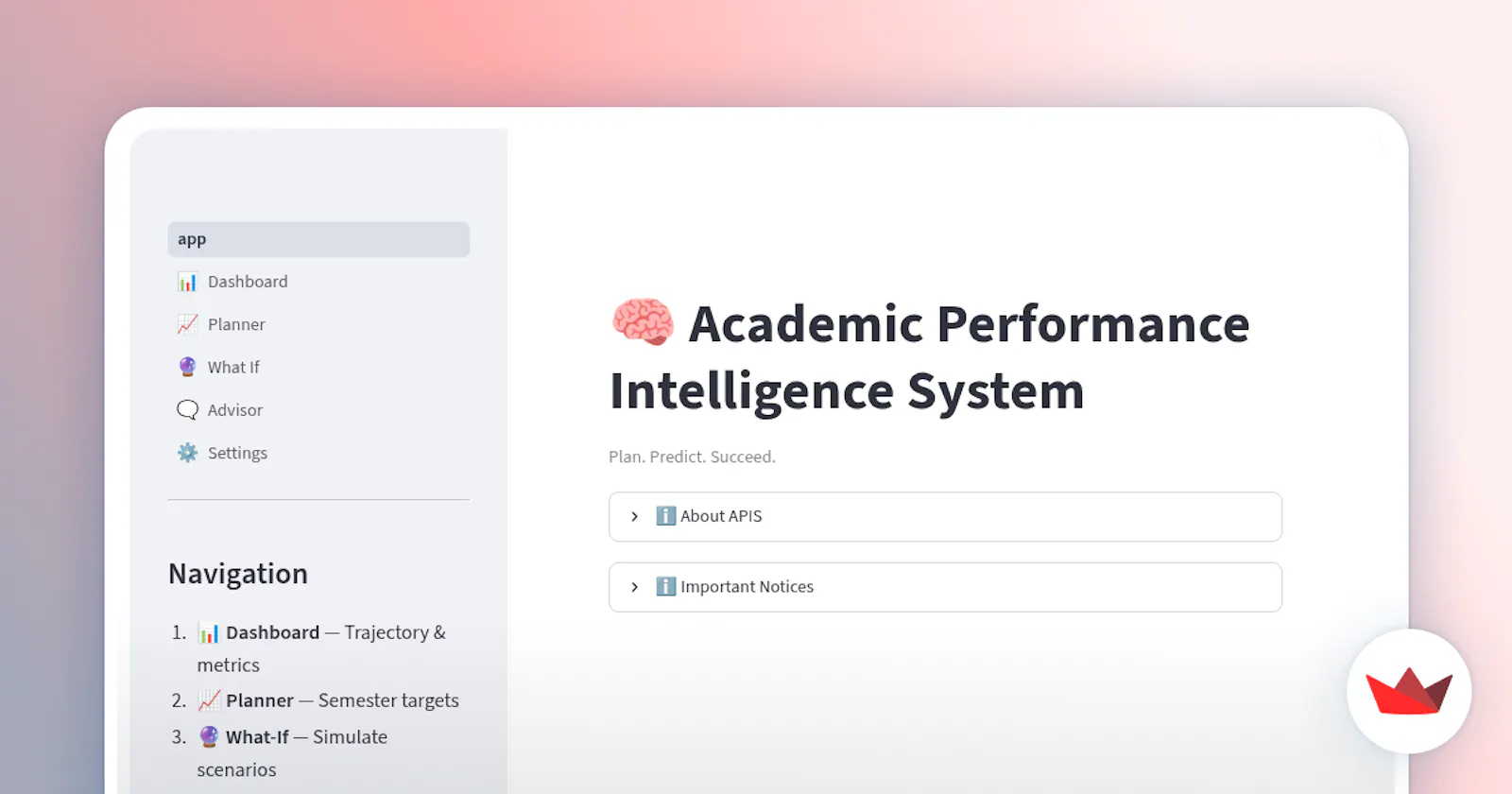 APIS screenshot 1