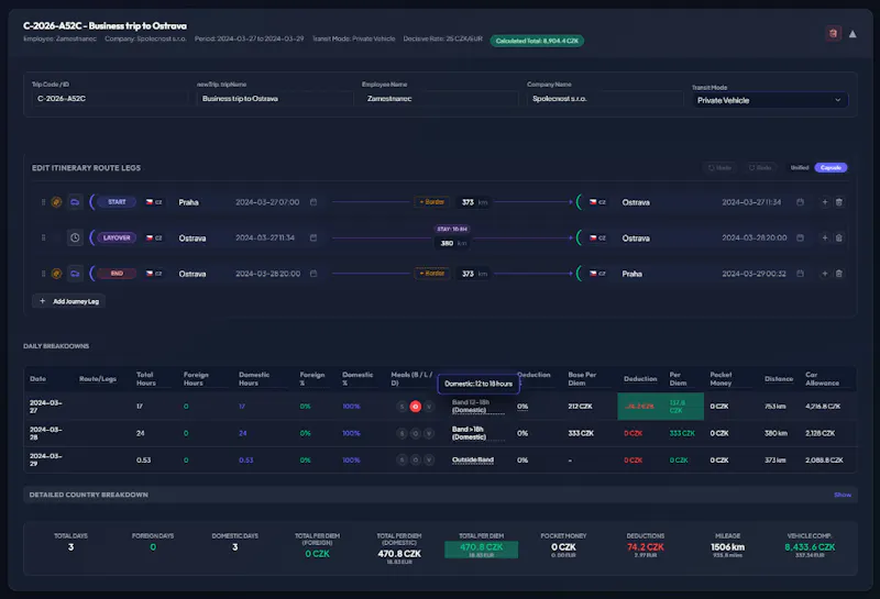 PerDiemo screenshot 5