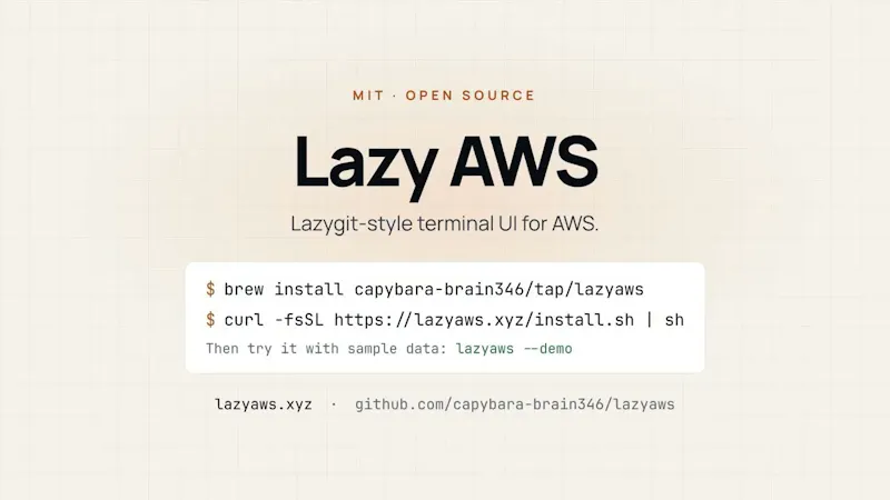 Lazy AWS screenshot 1 (video preview)