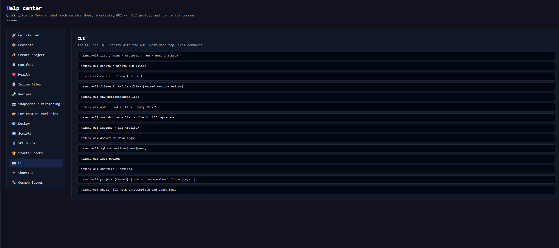 Nexenv – Dev Environment Manager gallery image