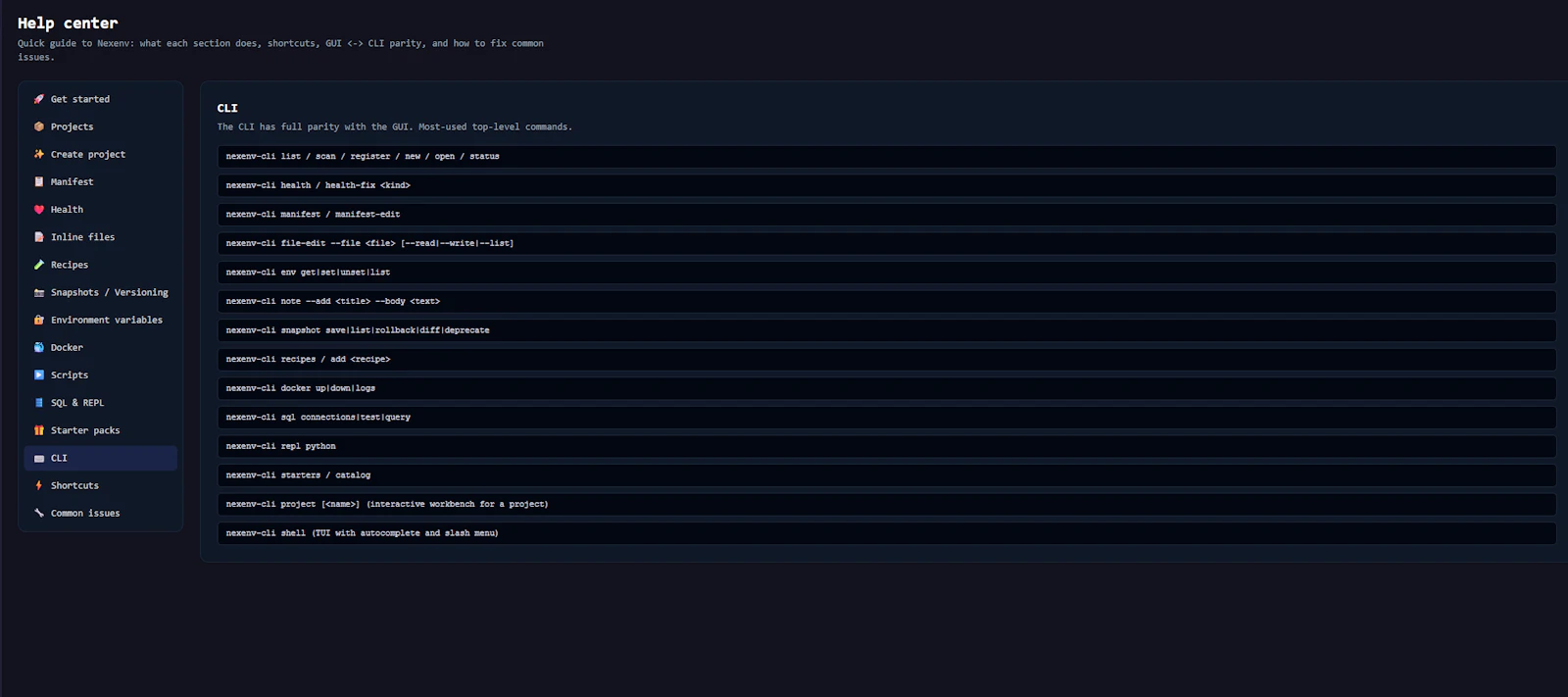 Nexenv – Dev Environment Manager screenshot 5