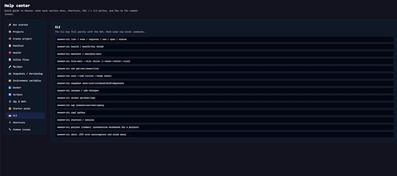 Nexenv – Dev Environment Manager screenshot 5