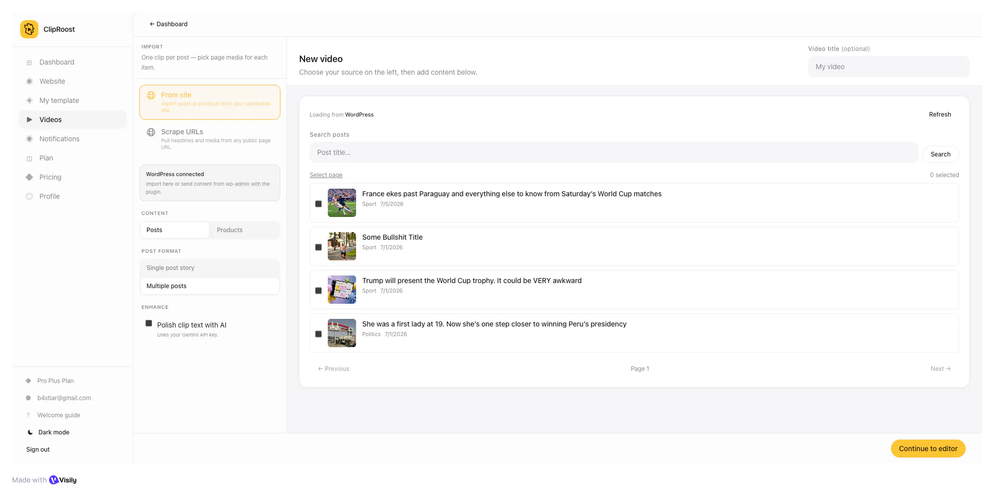 AI Turn Your Website Content into Videos gallery image