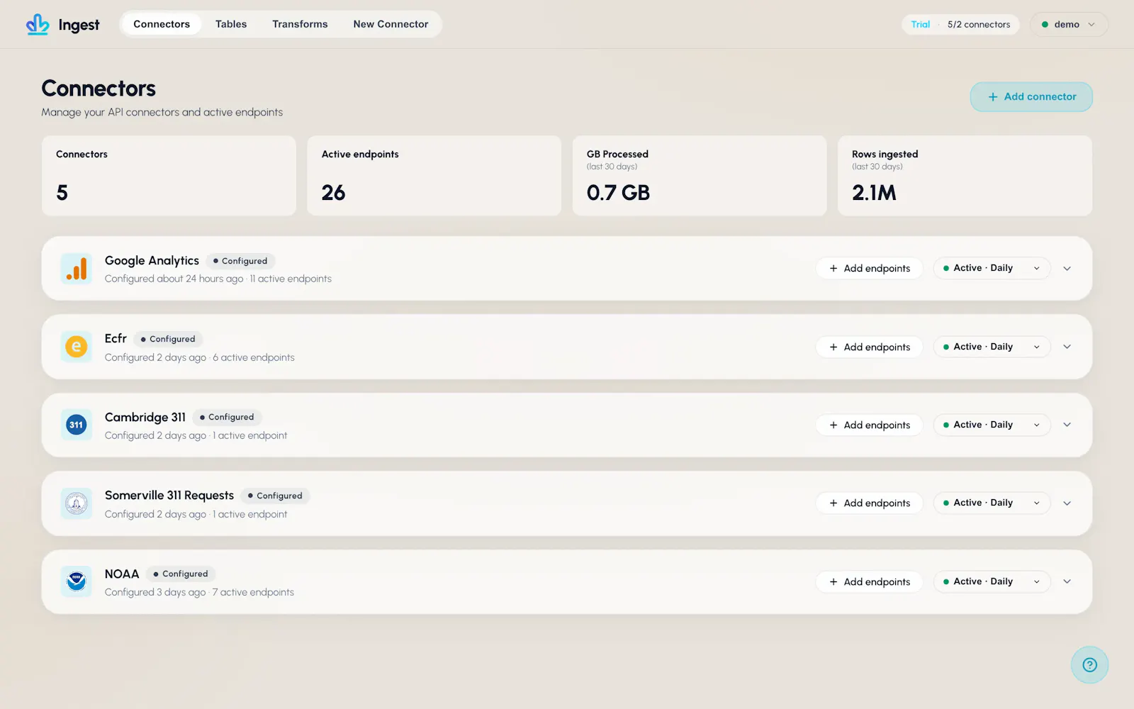Ingest screenshot 3