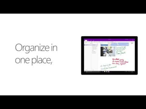OneNote - Redesigned gallery image