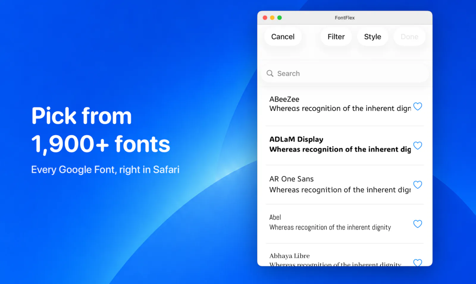 FontFlex screenshot 1
