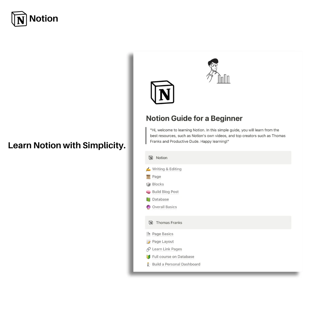 Notion Guide for a Beginner