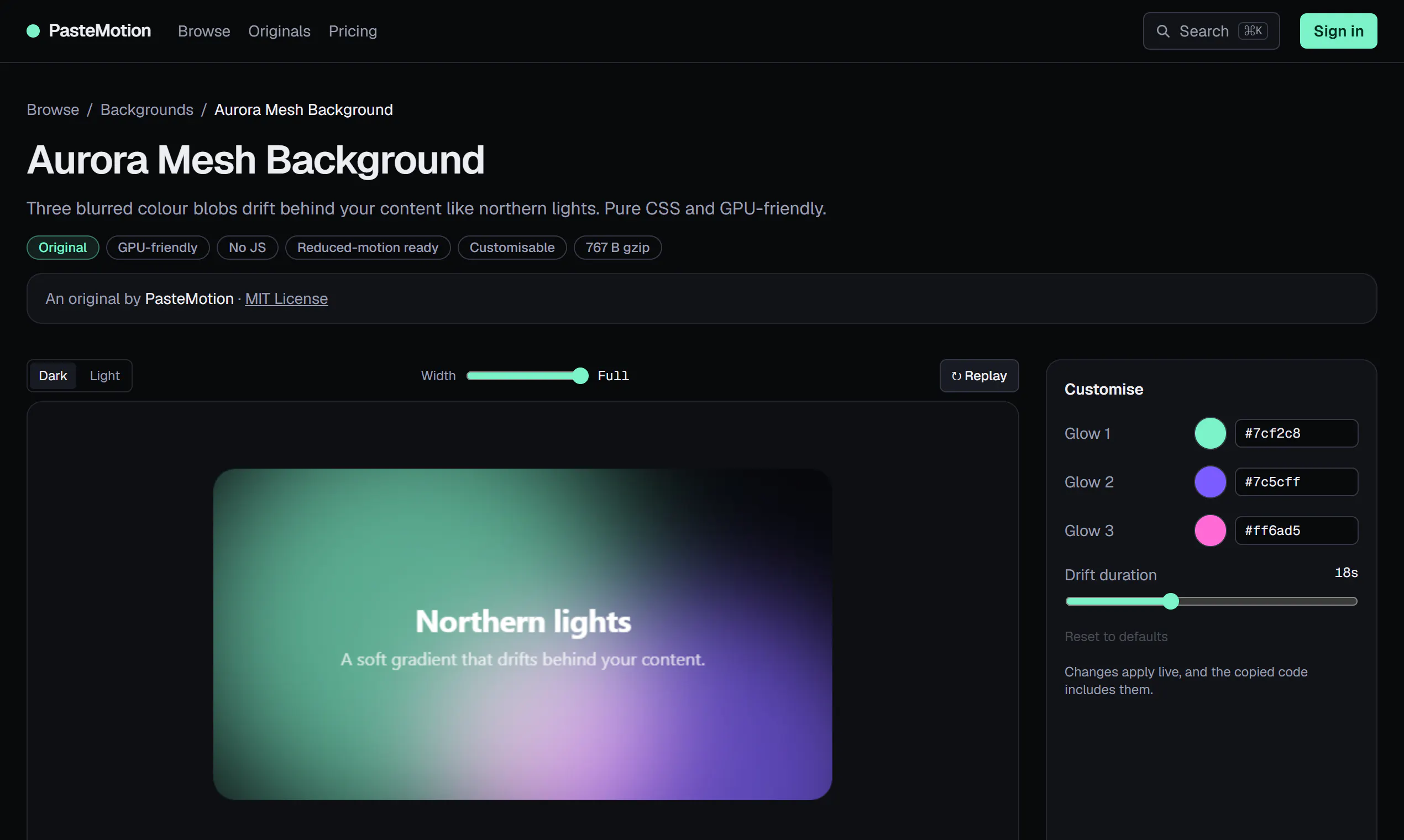 PasteMotion gallery image