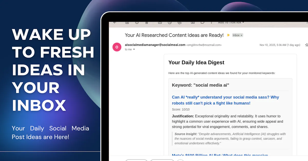 AI-Researched Social Media Post Ideas