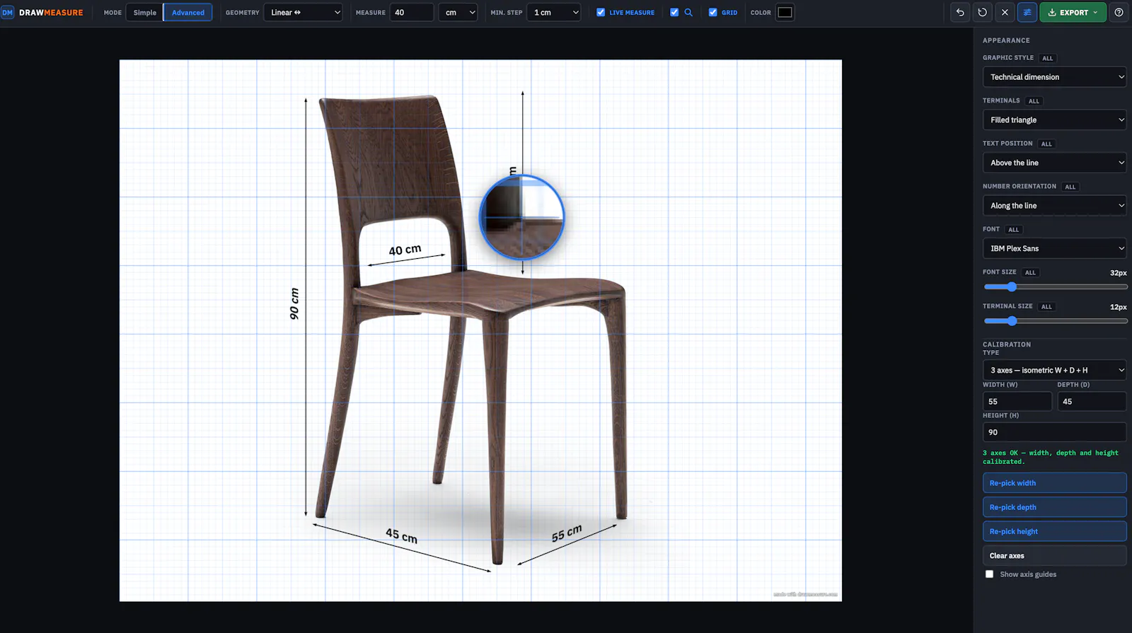DrawMeasure screenshot 2